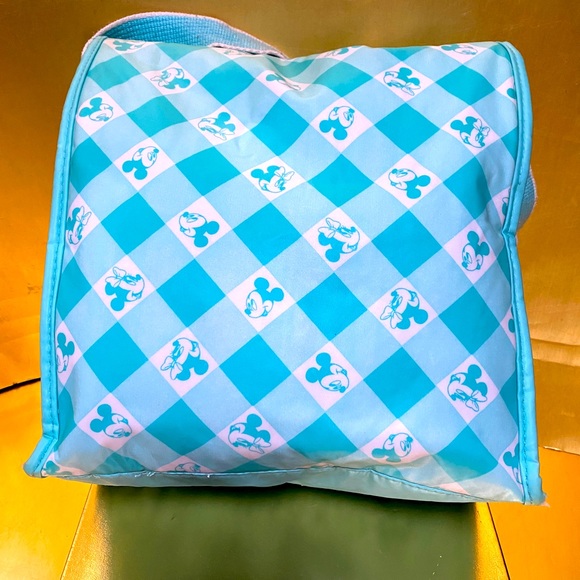 DISNEY BABIES VTG 90’s MICKEY & MINNIE CUTE AS A BUTTON INSULATED BOTTLE TOTE - Picture 5 of 12